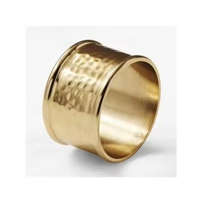 Popular servilletero dorado último diseño soporte de tejido de Metal de alta demanda para Hotel MESA DE BODA descuento decorativo en stock - Product Image 4