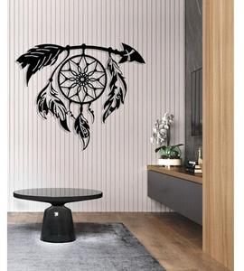 Hot Selling Handmade Metal Dream Catcher Inspired Feather <b>Wall</b> <b>Art</b> Laser Cut Sculpture for Home and Office Interior Spaces - Product Image 2