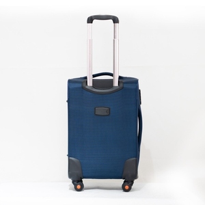 Diseño de lujo 890 Equipaje suave Juego de maletas con cerradura de alta seguridad Juegos de equipaje con rueda giratoria de 360 grados Color de logotipo de metal de lujo - Product Image 6