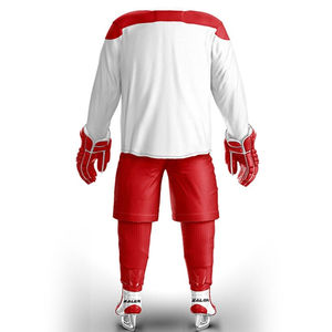 Conjunto de uniforme de hockey sobre hielo transpirable personalizable 2025, camisetas impresas por sublimación completa, bordado de poliéster, venta personalizada - Product Image 3