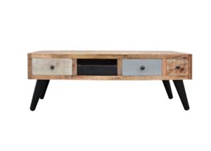 Mesa de centro de madera maciza de lujo moderna, muebles de sala de estar personalizados, para servir té y café, muebles para el hogar al por mayor - Product Image 2