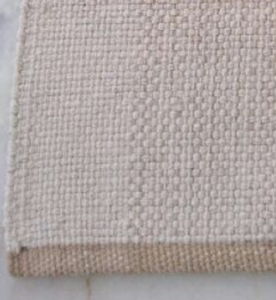 Tapis indien moderne fait à la main tissé à plat en coton avec rayures léger pour l'intérieur de la maison fait à la main en Inde - Product Image 4