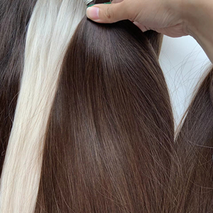 Mejor venta de extensiones de cabello a granel de alta calidad 100% virgen vietnamita color marrón natural - Product Image 1