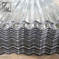 Tôle de toiture ondulée galvanisée à chaud, tuile métallique GI, revêtement en zinc Z60 Z80, paillettes régulières, 0,12 mm-1,2 mm, 1000/1220 mm