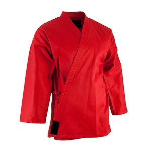 Ensembles d'uniformes de karaté personnalisés pour l'entraînement d'arts martiaux Logo avant 100% coton respirant et séchage rapide toutes les tailles et couleurs disponibles - Product Image 2