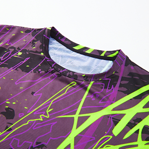 Camiseta deportiva de manga corta unisex, camiseta de alta calidad para Dirt Bike y MTB, diseño personalizable para equipos de carreras y Motocross - Product Image 3