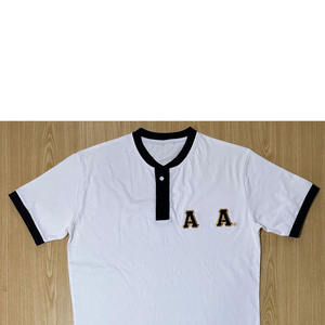 Camiseta Personalizada de la Fraternidad Alpha Phi Alpha, 180 Gramos, Tejido de Punto con Spandex/Algodón, Diseño Sólido, Bordada, Transpirable, Manga Corta - Product Image 6