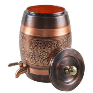 High Quality Pure Copper <b>Dispenser</b> <b>for</b> Ayurveda and Detox <b>Water</b> Durable and Stylish Bulk Supply At Low Coast By AALIYAN IMPEX - Product Image 2