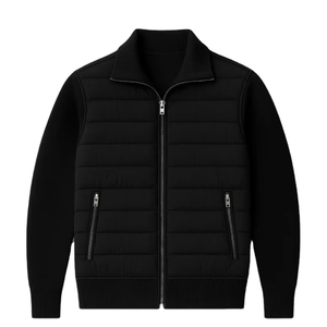 Blousons d'hiver en duvet personnalisés pour hommes, blouson d'hiver à capuche, blouson d'hiver à bulles avec poches - Product Image 2