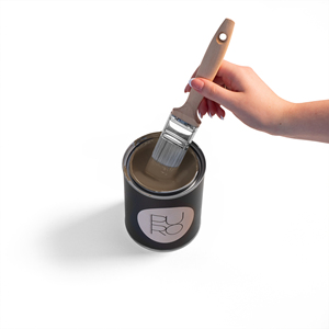 Fabriqué en Allemagne-Peinture de dispersion intérieure de qualité supérieure brun foncé Revêtement mural lavable écologique Peinture murale de luxe-5 litres - Product Image 4