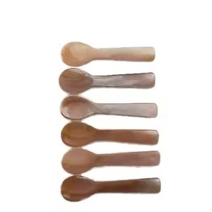 Cuillère à caviar en nacre blanche conçue au Vietnam 8cm nouveau style pour un goût coûteux pour les fêtes - Product Image 1