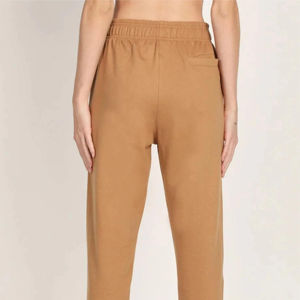 Pantalon de jogging pour femme à taille haute avec logo personnalisé, extensible et respirant, style plat à l'avant, pour la salle de sport et la course à pied en hiver - Product Image 2