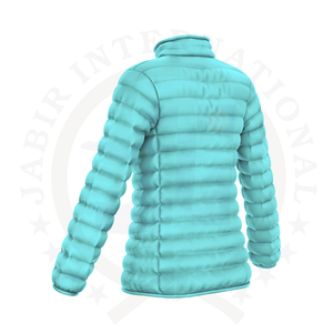 Veste d'hiver unisexe imperméable à l'eau coupe ample et épaisse avec impression de logo personnalisé grande taille pour hommes femmes fermeture à glissière - Product Image 6