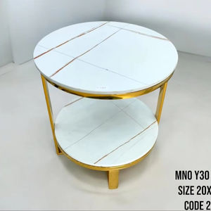 ชุดโต๊ะอาหารหินอ่อนทรงแปดเหลี่ยมสีขาวดำหรูหราทันสมัยสำหรับโรงแรม  พร้อมเก้าอี้สแตนเลสสีทอง 4 ที่นั่ง - Product Image 6