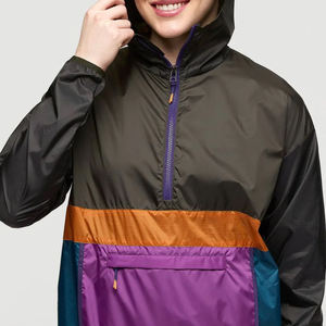 Nueva chaqueta cortavientos de diseño personalizado para mujer, chaqueta cortavientos con estampado de tela de tamaño cálido para Invierno para mujer - Product Image 2