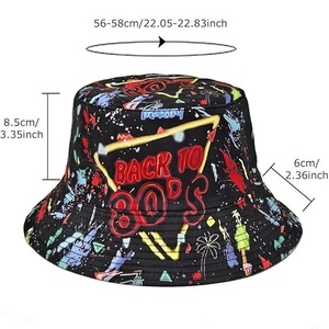 New arrival Custom Sublimation Printing Double-Sided Bucket <b>Hat</b> All Over Printing Reversible Bucket <b>Hat</b> Made in bangladesh - Product Image 5