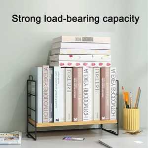 Estante organizador de baño moderno de diseño desmontable de doble nivel de Metal multiusos, estante de almacenamiento para decoración de libros, elementos esenciales - Product Image 3