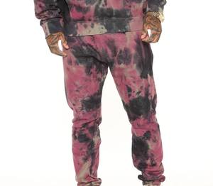 Último diseño Hombres Tie Dye Chándales Venta caliente Transpirable de alta calidad Totalmente personalizado hombres Tie Dye Chándal con tarifa barata - Product Image 5