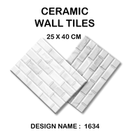 Design de luxe pour impression numérique Carreaux muraux en céramique 25x40 cm Surface brillante pour murs de cuisine et de salle de bain