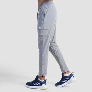 Pantalones Deportivos Personalizables con Logotipo, Ligeros, 100% Algodón, Color Gris Jaspeado, Talla XL, para Fitness/Deportes, Corte Recto, Lavado de Color - Product Image 3
