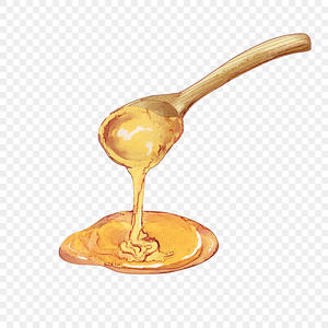 ช้อนน้ำผึ้งไม้ดีไซน์แบบโบราณช้อนบนโต๊ะช้อนน้ำผึ้ง - Product Image 1