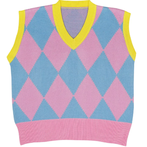 เสื้อกันหนาวเด็กชายลายอาร์ไกล์,เสื้อกันหนาวเด็กแบบถักโลโก้ที่กำหนดเองเสื้อผ้าแขนแฟชั่นฤดูหนาว - Product Image 3