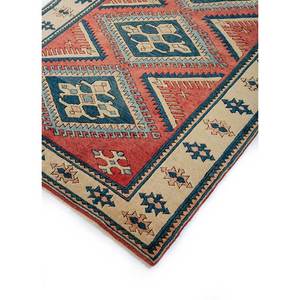 Alfombras de Lana Anudadas a Mano con Diseño Geométrico Nuray, 9x12, Patrón Abstracto Rectangular para Pasillo, Sala de Estar y Dormitorio en Rojo y Naranja-Pae-1269 - Product Image 2