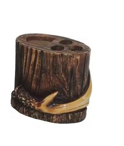 Ensemble de salle de bain en bois brut pour décoration rustique Accessoires élégants parfaits pour la ferme moderne et les espaces écologiques - Product Image 5