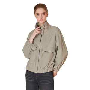 New Stylish and full Zip <b>Clothes</b> Windbreaker Jacket Women's Coats Woman Winter Coat Ladies Jackets - Product Image 2