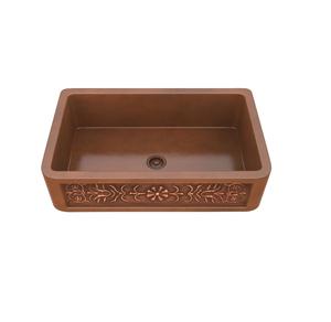 Copper <b>Kitchen</b> Sink Modern Design Customizable Durable Luxurious Functional High-End Premium - Product Image 5