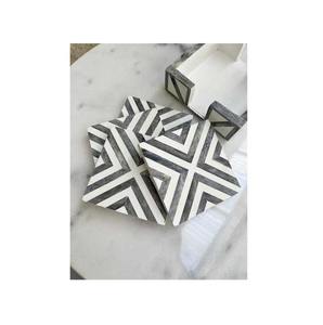 Premium Bone Inlay Coasters <b>Table</b> Protectors For Hot And Cold Drinks And Daily Use Budget Friendly By WORLD CRAFT IMPEX - Product Image 2