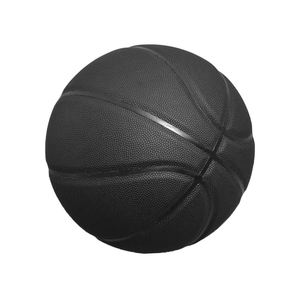 Balón de Baloncesto Personalizado de Cuero PU Negro, Tamaño 7, para Interior y Exterior, Balón de Calle, Logotipo OEM Disponible, Suministro al por Mayor - Product Image 2