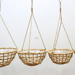 Artex Dong Thap Vietnam hecho a mano redondo colgante macetas de jacinto de agua fabricante - Product Image 2