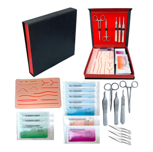 ANAAIF ENTERPRISES-Kit completo de práctica de sutura para estudiantes de medicina, almohadilla de sutura de silicona con herramientas quirúrgicas - Product Image 6