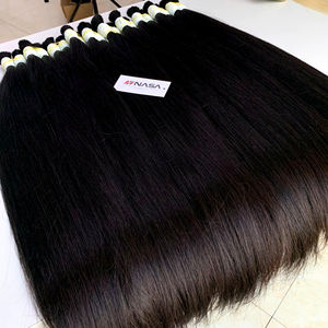 Meilleures ventes Extensions de cheveux humains vierges 100% Style droit aligné sur les cuticules de haute qualité du Vietnam - Product Image 1