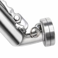 Support de canne à pêche pivotant réglable en acier inoxydable 316 avec goupille à dégagement rapide, matériel marin