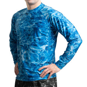 Unisex Rash Guard-Spandex/Polyester respirant Séchage rapide et écologique Couleurs personnalisables/Logo Manches longues Service OEM - Product Image 2