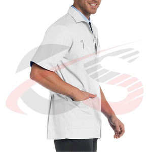 Vente en gros de blouses de laboratoire respirantes de qualité supérieure personnalisées Best-seller blouses de médecin de laboratoire médical multicolores - Product Image 2