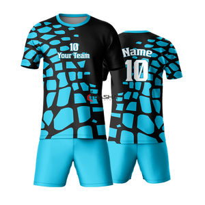 Conjunto de camiseta de fútbol de poliéster transpirable para hombre, diseño personalizado, sublimación, uniforme deportivo, venta al por mayor de fábrica para jugadores de fútbol - Product Image 6