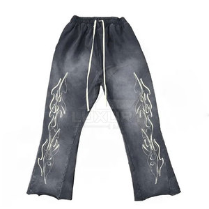 Pantalones de Talla Grande con Lavado Ácido de Nuevo Diseño para Hombre, de Secado Rápido, Casuales, Personalizados, Rectos, Ligeros, Transpirables y Ecológicos - Product Image 3