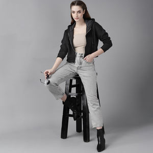 เสื้อฮู้ดดี้คุณภาพสูง Fit2Fight สำหรับผู้หญิง เสื้อฮู้ดดี้ทรงหลวม สวมใส่สบาย เสื้อผ้าลำลองสำหรับผู้หญิง - Product Image 4