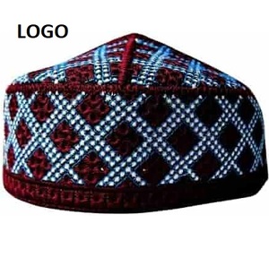 Recién llegado 2024, gorra blanca musulmana, sombreros para hombre rezando namaz Masjid, diseño elegante, gorras islámicas con entrepierna árabe impresas, sombreros - Product Image 2
