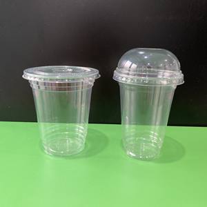 Gobelet en plastique pour boissons froides, style moderne, prix d'usine, gobelet en plastique PET, 10 oz, 16 oz, 22 oz, diamètre 93/98 mm, gobelet à thé à bulles jetable à emporter - Product Image 2