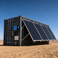 Contenedor ESS para Microredes de 200/250KW con PCS y Sistema de Baterías de Iones de Litio LiFePO4, Sistema de Almacenamiento de Energía Fuera de la Red