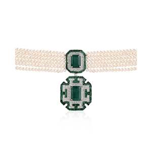 Collier ras du cou Gatsby Pearl Fashion - Product Image 3