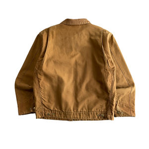 แจ็กเก็ตผ้าแคนวาสสำหรับผู้ชายวินเทจซักได้สไตล์คลาสสิกสำหรับฤดูใบไม้ผลิ - Product Image 2