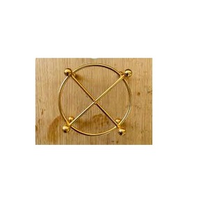 Soporte de posavasos de piedra de latón para precio barato de tamaño personalizado y uso hecho a mano para producto de Venta caliente muestra gratis - Product Image 1