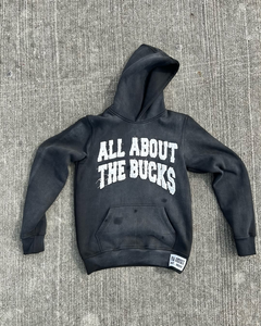 เสื้อสวมหัวใส่ได้ทั้งชายและหญิงเสื้อมีฮู้ดผ้าเทอร์รี่ปักด้วยกรดซีดจาง - Product Image 1