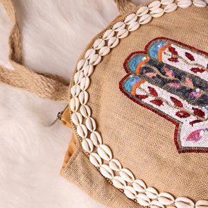 2025 nuevo bolso de cuentas hecho a mano, bolso de mano tejido de nicho con colores contrastantes, bolso de malla con cuentas, bolso de hombro de glowin fashion - Product Image 3