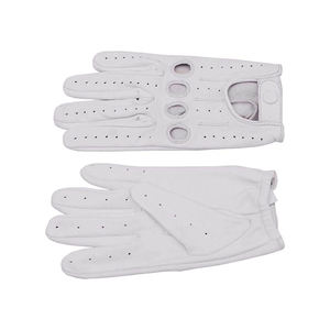 Gants de travail de sécurité à double paume en cuir de vachette marron personnalisables pour hommes utilisés dans la construction Gants de conduite - Product Image 4